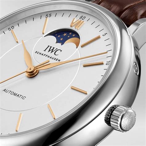 iwc moon phase|iwc portofino automatic moonphase.